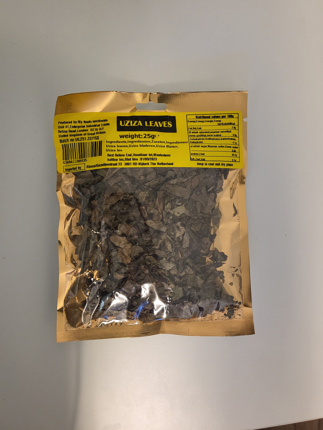Uziza Dry leaves 25g