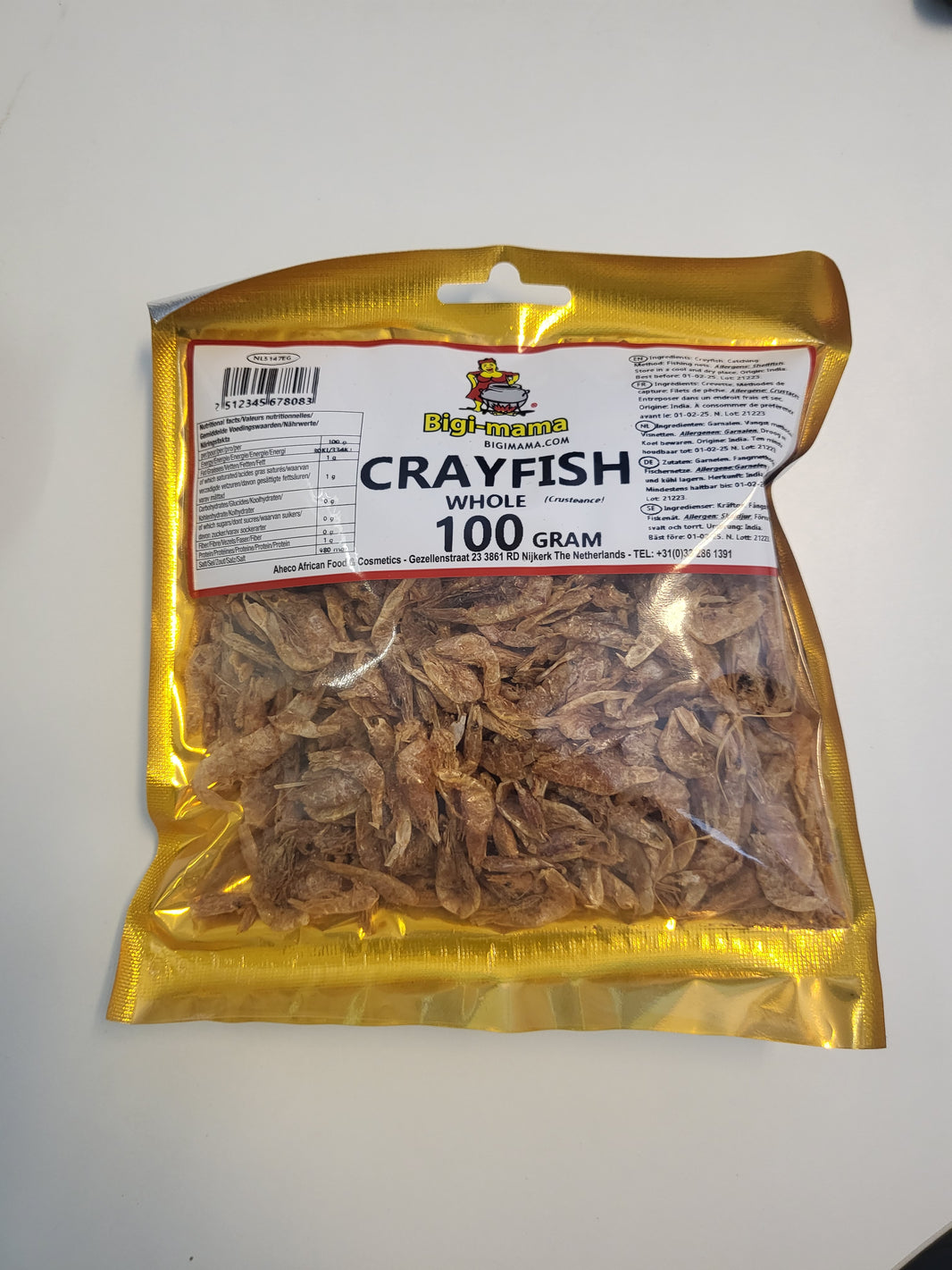 Africa Finest Ground Crayfish 100g per sachet