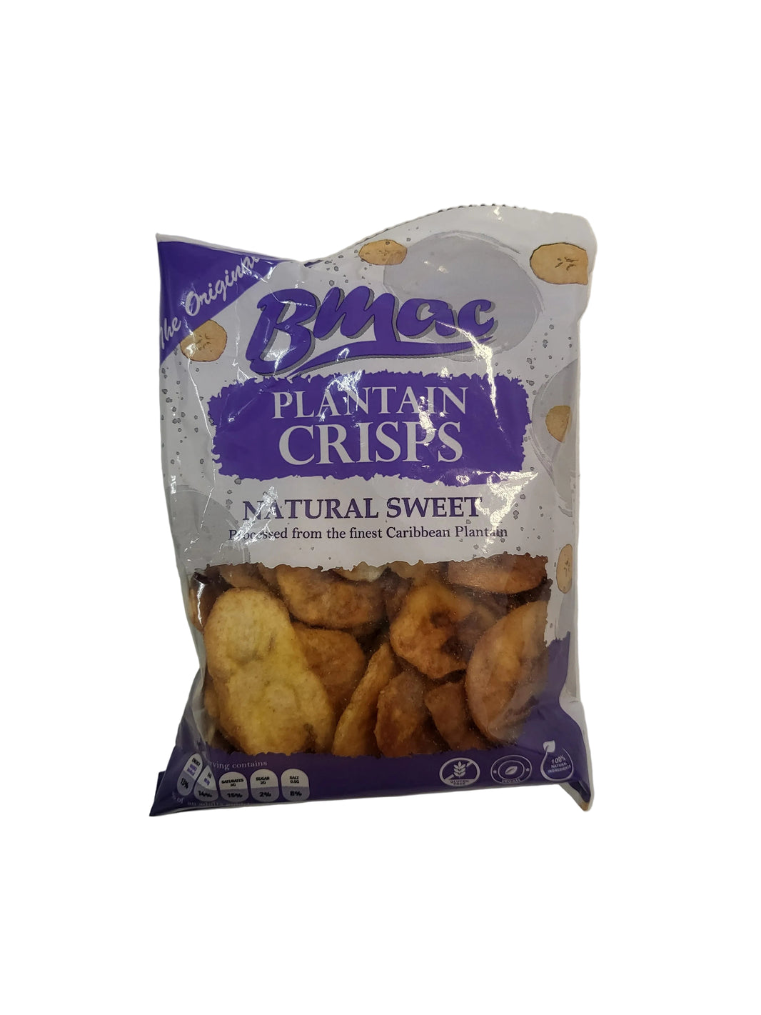 Plantain Chips BMAC 60g Natural Sweet