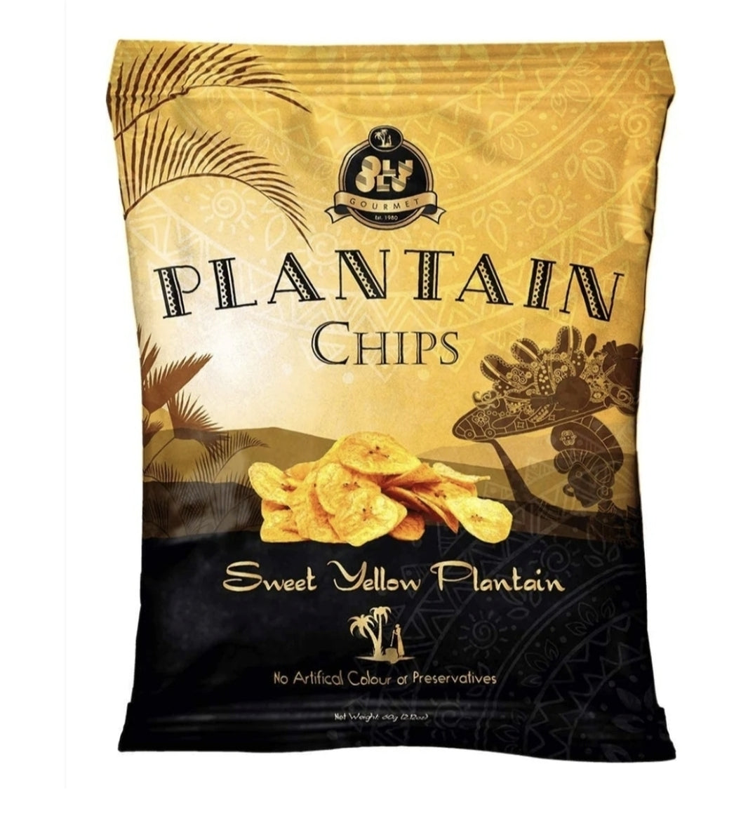 Olu Olu Sweet Plantain Chips 24x70g