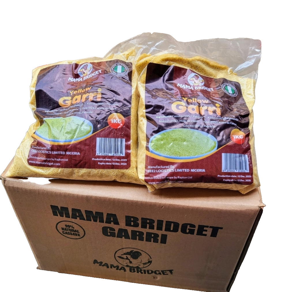 Mama Bridget Yellow Garri 1kg x 10