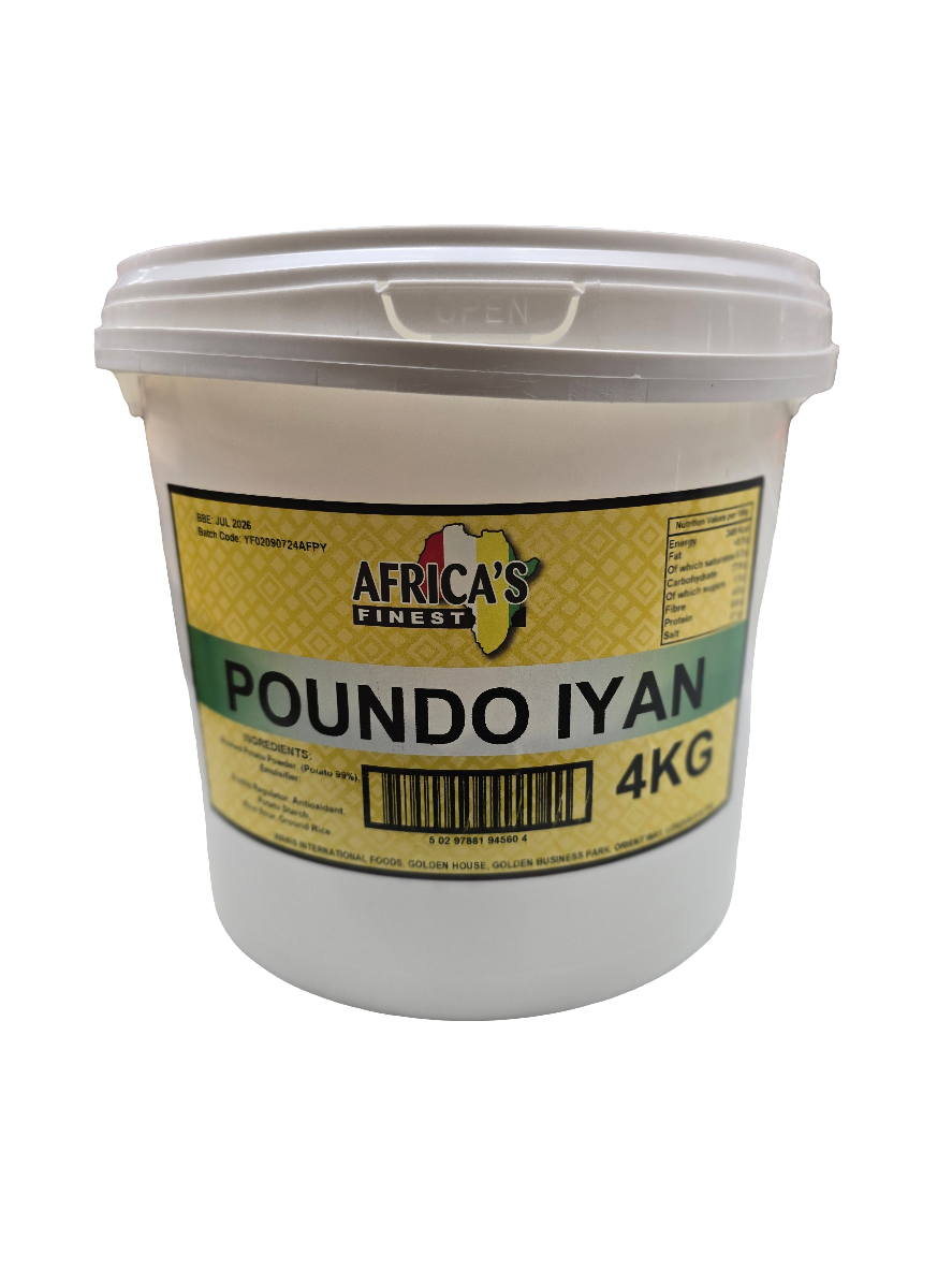 African's Finest Pounded Yam bucket 4kg
