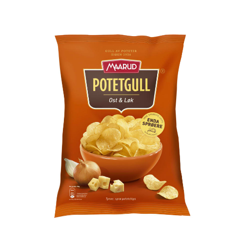 Potetgull Ost&Løk 200g Maarud