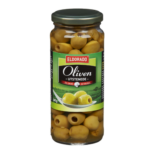 Oliven Grønn U/Sten 340g Eldorado