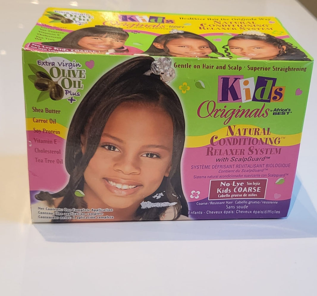 Olive Oil plus ,kids relaxer kit ( regular)