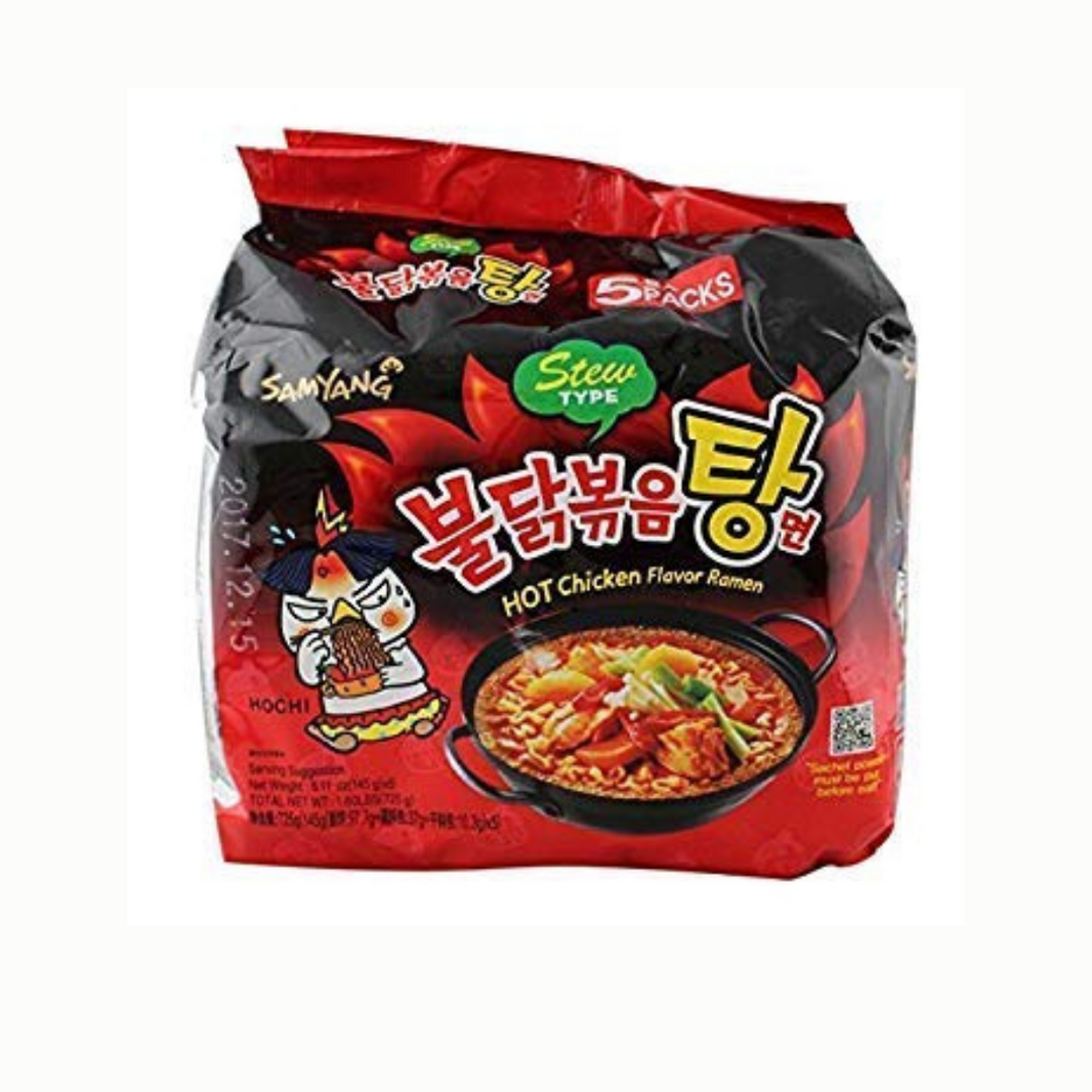 SAMYANG Hot chicken flavor ramen - STEW
Mi goi ga cay - ham 8x(5x145g) KR