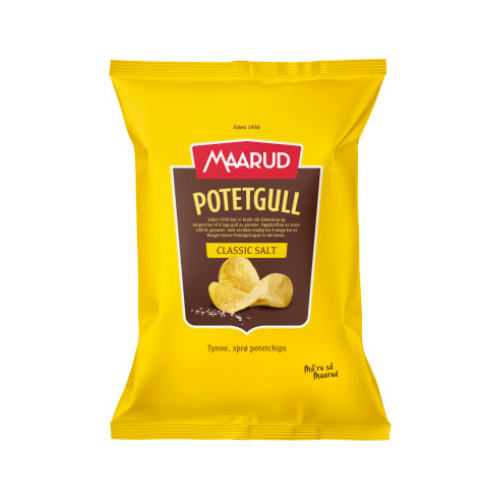 Potetgull Salt 240g Maarud